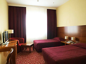 Гостиница Гранд Отель Казань (Казань) - Улучшенный номер с панорамным видом с двумя односпальными кроватями