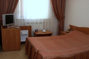 Гостиница Колви (Казань) - Одноместный номер с двуспальной кроватью.