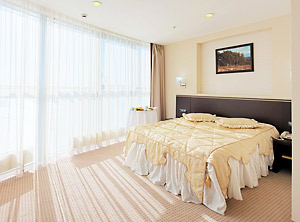 Гостиница Ривьера (Казань) - Улучшенный номер с панорамным видом на Кремль с двуспальной кроватью